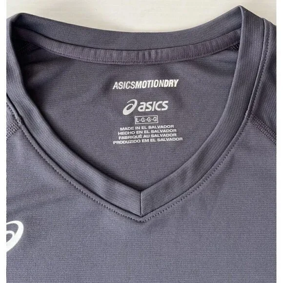 Asics Womens Circuit 8 Short Sleeve Athletic Jersey Shirt Top - Picture 4 of 15